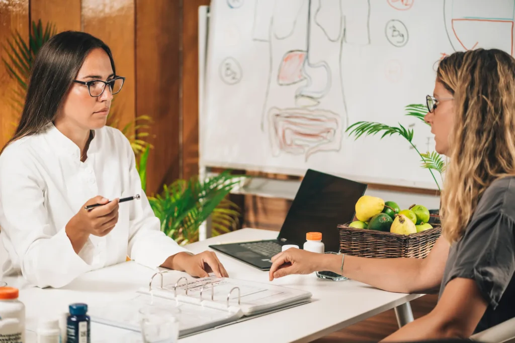 dietician explaining nutritional facts label to a 2024 10 18 09 05 22 utc